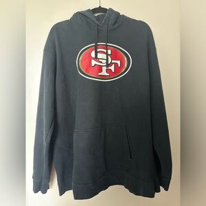 San Francisco 49ers Hoodie Used Black XXL